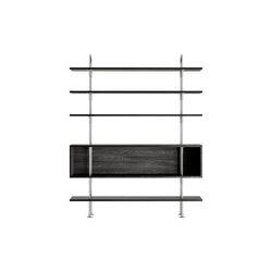 Keen Shelving, steel/ash veneer, GUBI