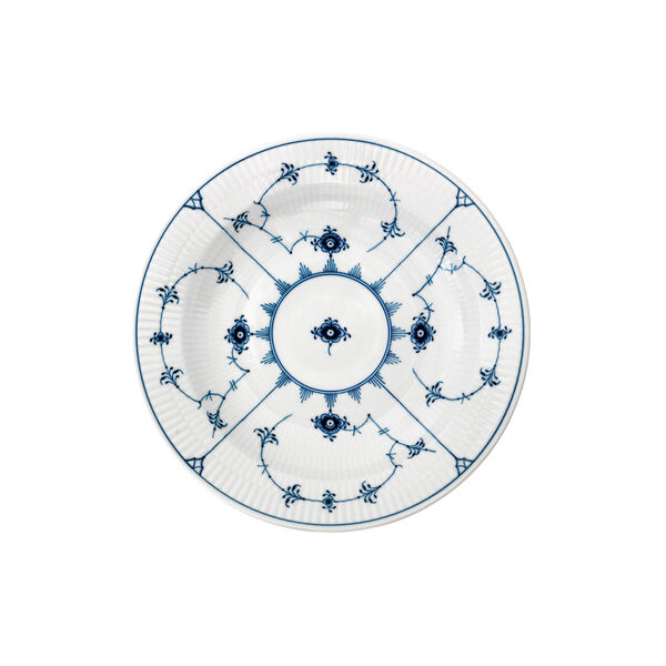 Blue Fluted Plain Deep Plate &Oslash; 27 cm, Royal Copenhagen