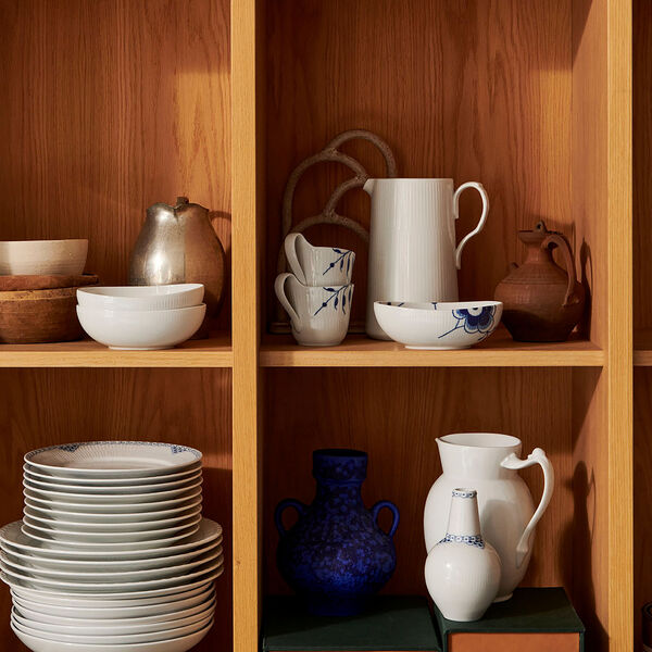 White Fluted Jug 1.7 L, Royal Copenhagen