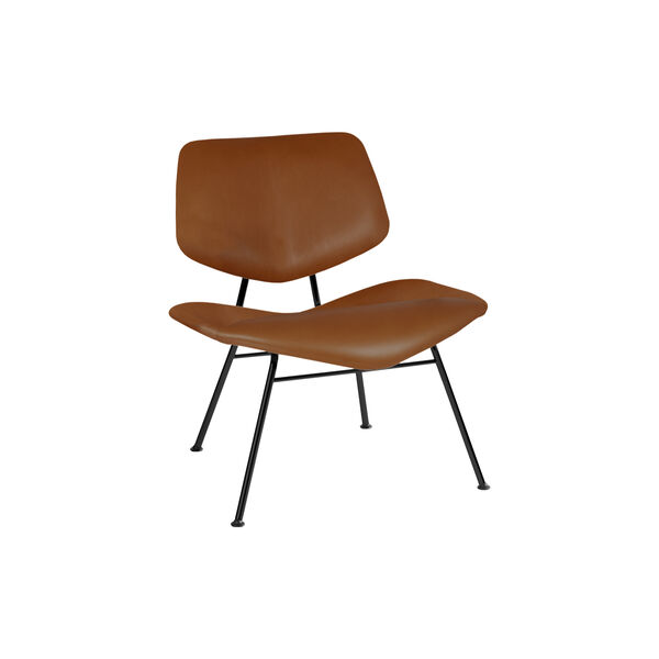 VL135 Cosy Fully Upholstered Lounge Chair, Savanne 30322/black, VERMUND