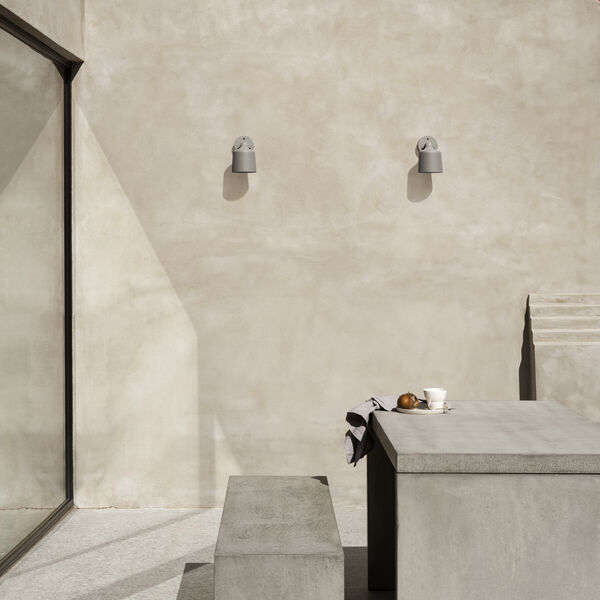 VIPP551 Outdoor Wall Spot, light grey, Vipp