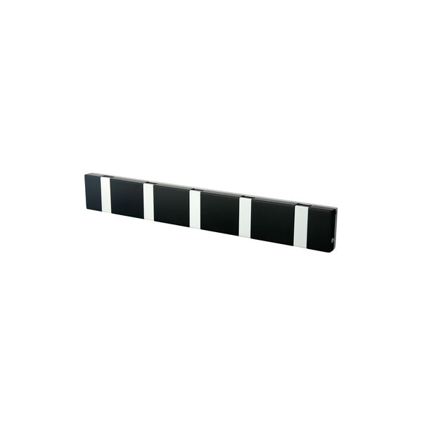 KNAX Lite 5 Coat Rack, black/grey, LoCa