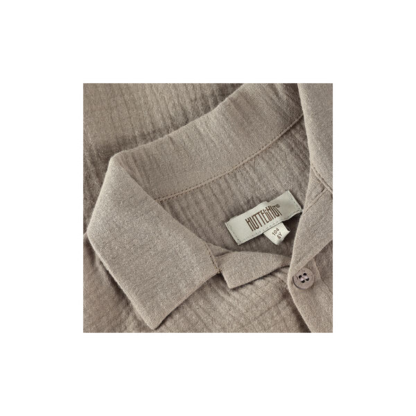 Shirt SS Muslin, moon rock, HUTTEliHUT