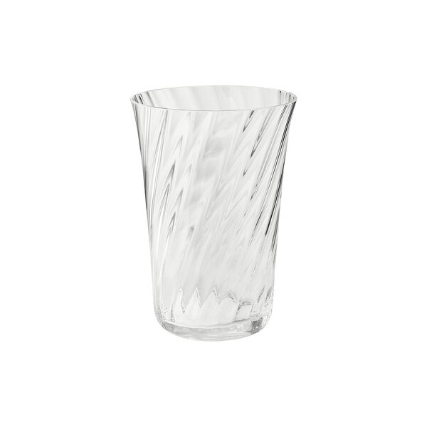 Concave vase 20 cm, clear, Stilleben