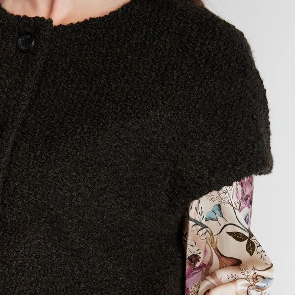 3560PBOKonia waistcoat, dark brown, PBO