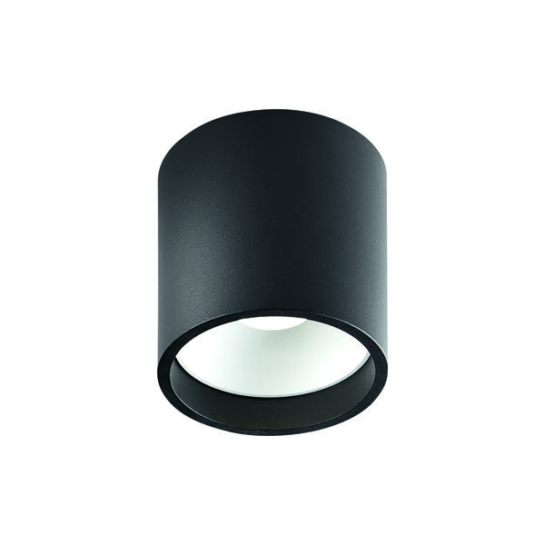 SOLO 2 ROUND Ceiling Lamp, black/white SOLO 2 ROUND Ceiling Lamp, black/white, LIGHT-POINT