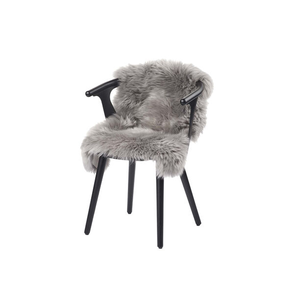 New Zealand Premium Long Wool Sheepskin, light grey, NATURES Collection