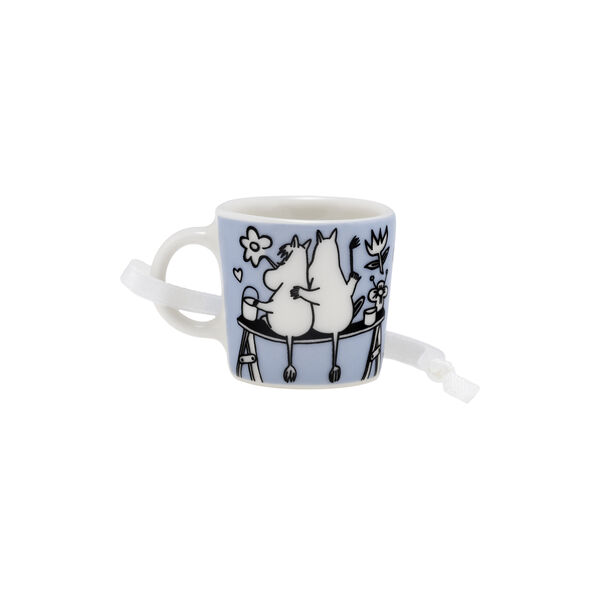 Moomin mini mug Love, blue, Moomin Arabia