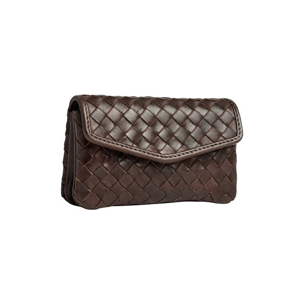 FaithMBG Coin Purse Weave, dark brown, Markberg