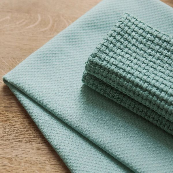 1959 Kitchen Towel, deep glass, Georg Jensen Damask