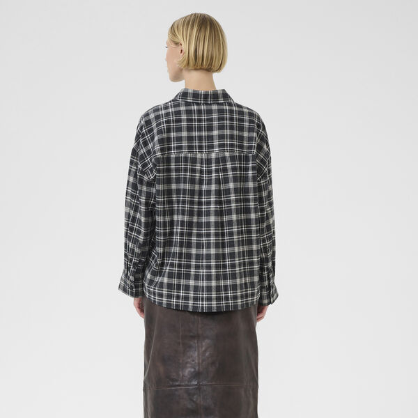 KBBelis Oversize Shirt, thunderstorm check, Karen by Simonsen