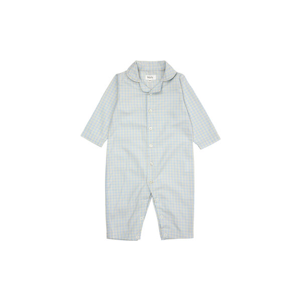 Classic PJ Suit, blue gingham Classic PJ Suit, blue gingham, Lalaby