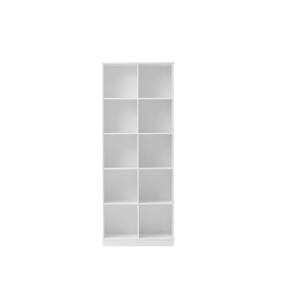 Wood Shelving Unit 2x5 Vertical with Base Wood Shelving Unit 2x5 Vertical with Base, Oliver Furniture