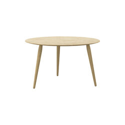 PLAYround Ø75 Coffee Table, white oiled oak, Bruunmunch Furniture