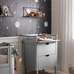 Sebra Changing Unit with Drawers, stone, Sebra