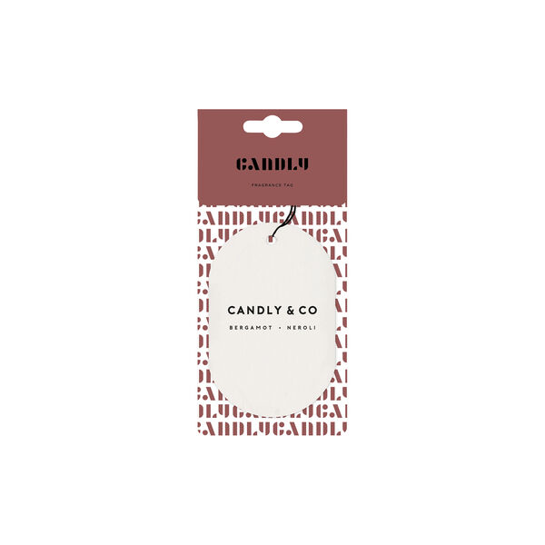 No. 5 Scented Car/Room Tag, Bergamot Neroli No. 5 Scented Car/Room Tag, Bergamot Neroli, Candly & Co
