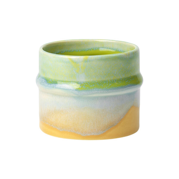 Poppery Mug, apple green/mint/yellow, Kähler