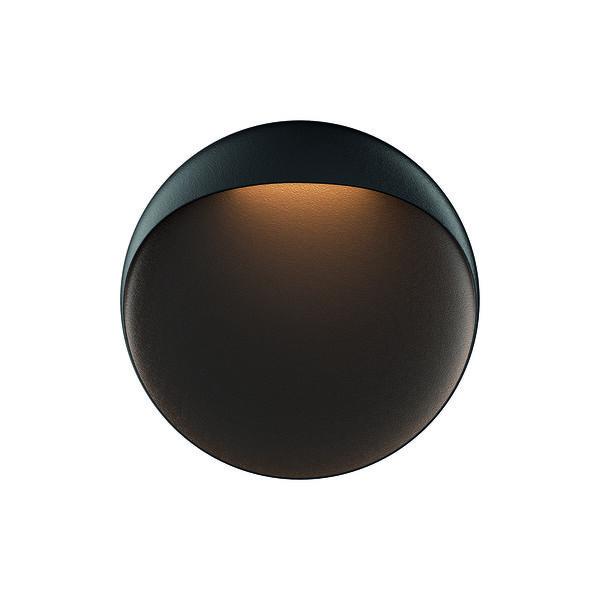 Flindt Wall Lamp Ø 20, black texture Flindt Wall Lamp Ø 20, black texture, Louis Poulsen