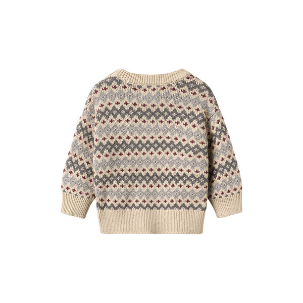 Jacquard Pullover Harlow, flint, Wheat