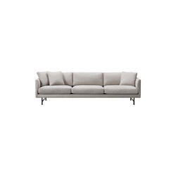 5653 Calmo 95 3-seater Sofa, beige/black, Fredericia Furniture