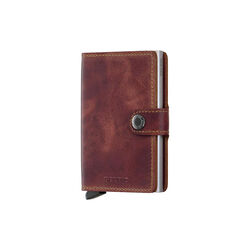 Miniwallet, vintage brown, Secrid