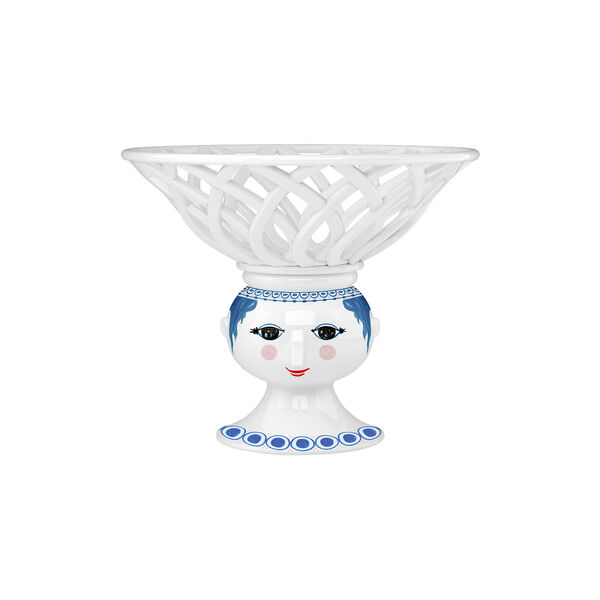 Dora Fruit Bowl, blue, Bjørn Wiinblad