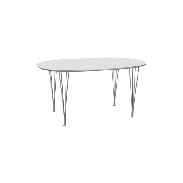 FH B612 Superellipse™ Dining Table, white FH B612 Superellipse™ Dining Table, white, Fritz Hansen