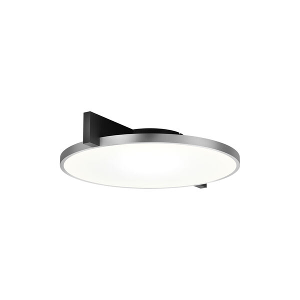 INLAY ROUND C2 Ceiling/Wall Light, matt black/satin silver, LIGHT-POINT