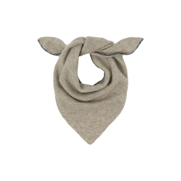 Lambswool bandana, oat melange Lambswool bandana, oat melange, FUB