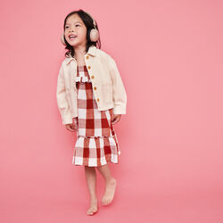 Buzz Junior Safe Audio headphones, ivory sand, Kreafunk