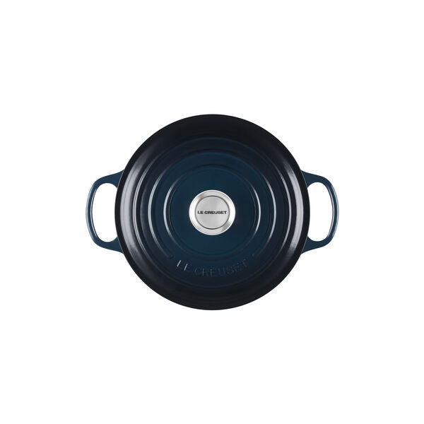 Signature Round Pot &Oslash; 24 cm, nuit, Le Creuset