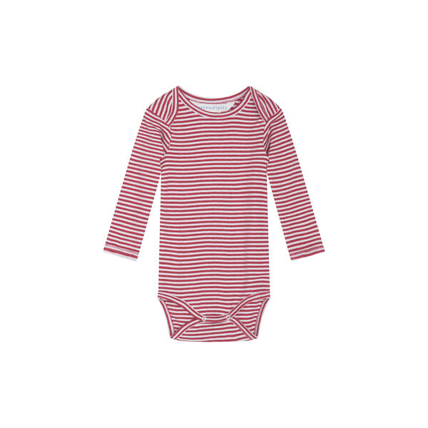Baby Body Stripe | Ruby/Offwhite, Serendipity