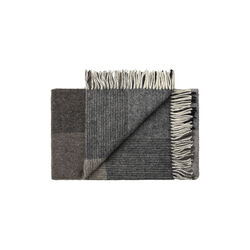 Oxford Throw, 05304 dark grey, Silkeborg Uldspinderi