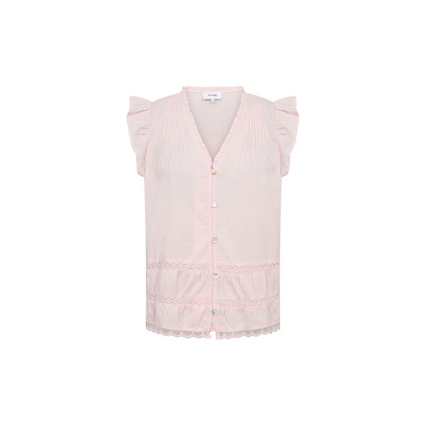 LR-ROSY 2 Blouse, veiled pink, Levet&eacute; Room