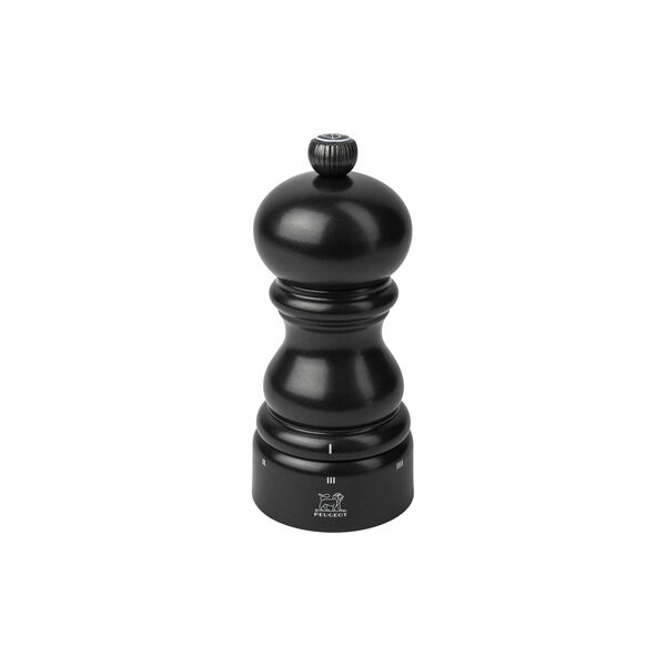Paris uS Salt Mill 12 cm, black satin, Peugeot