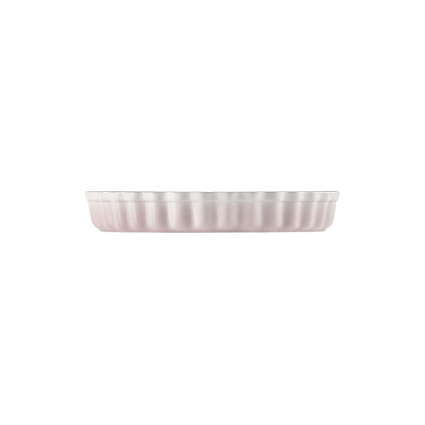 Heritage Fluted Flan Dish, shell pink Heritage Fluted Flan Dish, shell pink, Le Creuset