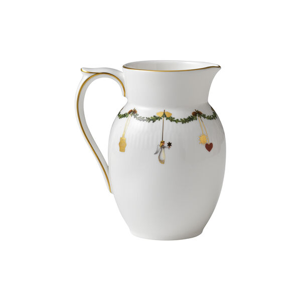 Star Fluted Christmas Jug 90 cl, Royal Copenhagen