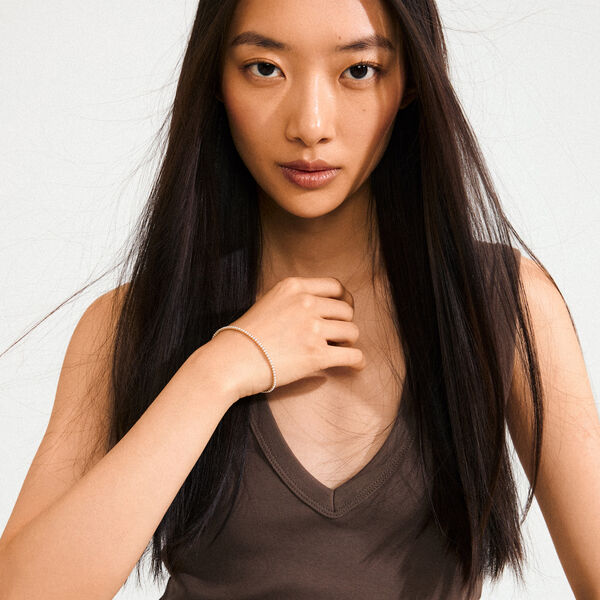 ARASH pearl bracelet, gold plated ARASH pearl bracelet, gold plated, Pilgrim