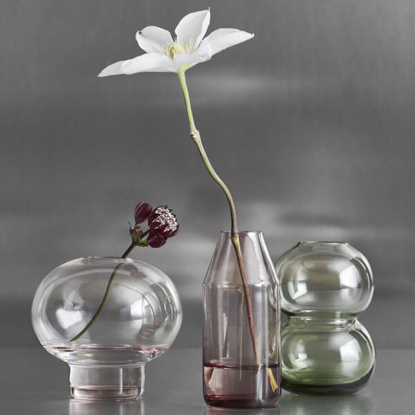 Midsummer Wood Cranesbill Mini vase 10 cm, pink, Orrefors