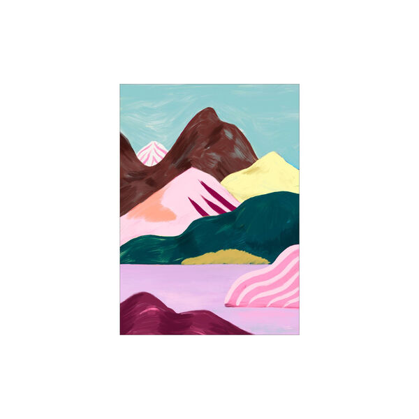 Lilac Lake, Poster & Frame