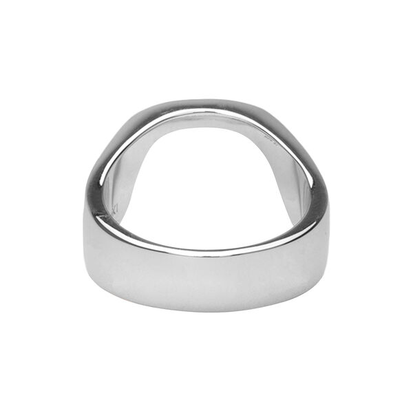 IX Cushion Signet Ring Tiger Eye, silver, IX Studios