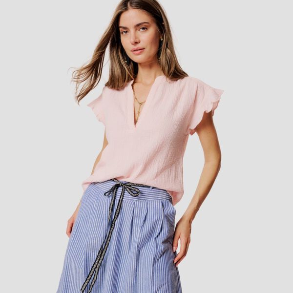 Andrianna Shirt, veiled pink, Moliin