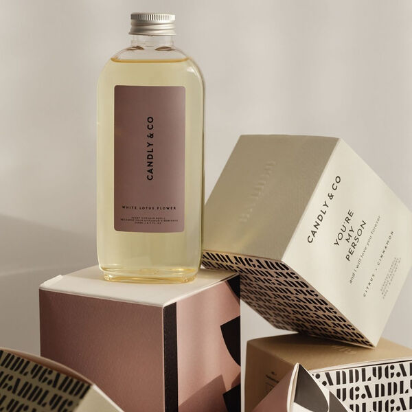 No. 7 Diffuser Refill, Raspberries/Rose, Candly & Co