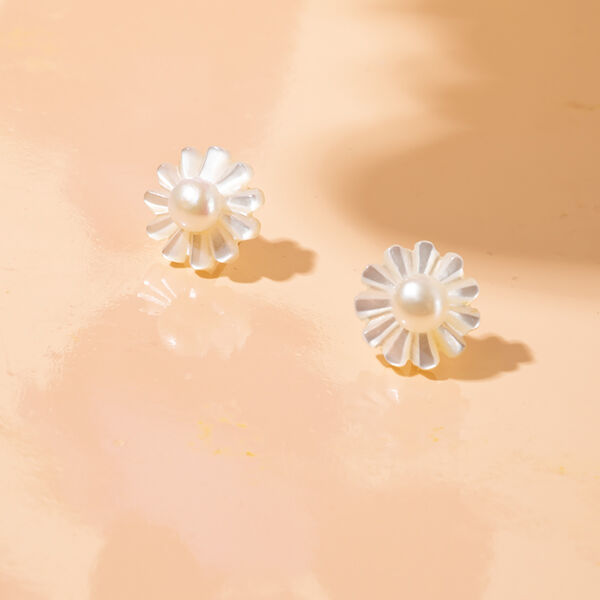 VENUS DAYDREAM DOT EARRINGS, gold plated VENUS DAYDREAM DOT EARRINGS, gold plated, House of Vincent