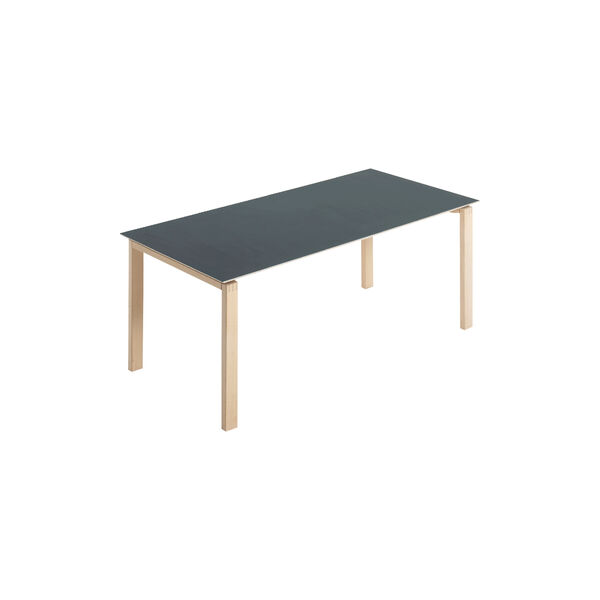 BPS175 Table, untreated oak/4166 charcoal, Bernh. Pedersen & Søn