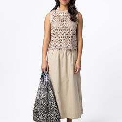 PHOEBE long skirt, sand, Coster Copenhagen