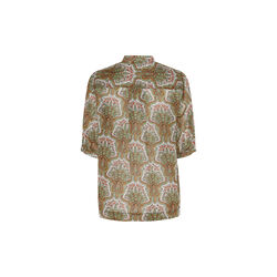 HMTurin shirt, green paisley print, Heartmade