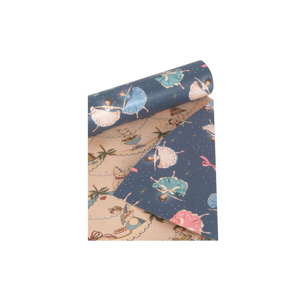 Wrapping Paper, snow bow ballerina/sugar pie, Konges Sl&oslash;jd