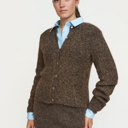 SRCamilla Cardigan Knit, demitasse melange, Soft Rebels