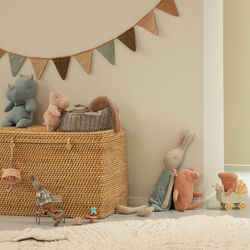 Large Carry Cot, blue, Maileg